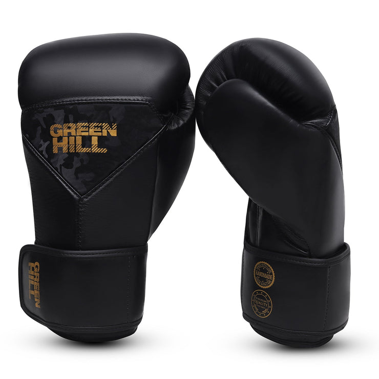 POWER PADDED Boxing Gloves – Premium-Quality Genuine Leather for Kickboxing and Sparring