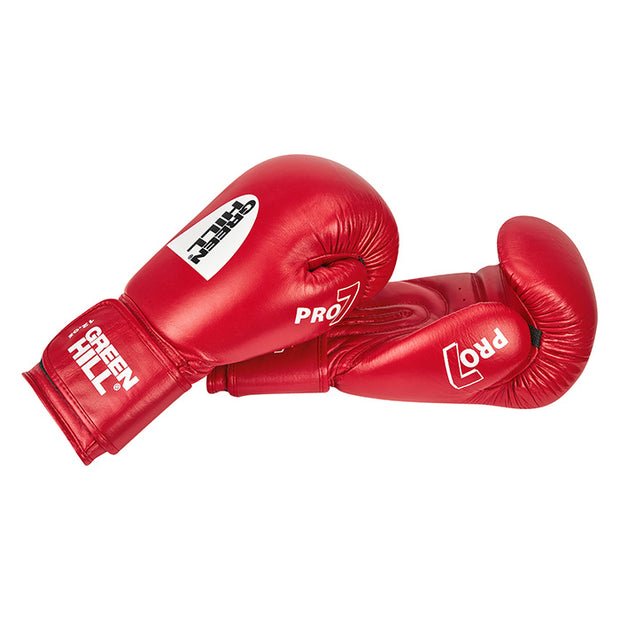 PRO-7 Boxing Gloves – Genuine Leather with Horsehair Padding and DVA Construction