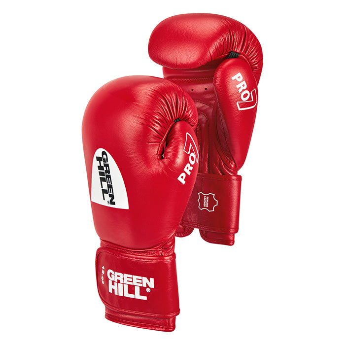 PRO-7 Boxing Gloves – Genuine Leather with Horsehair Padding and DVA Construction