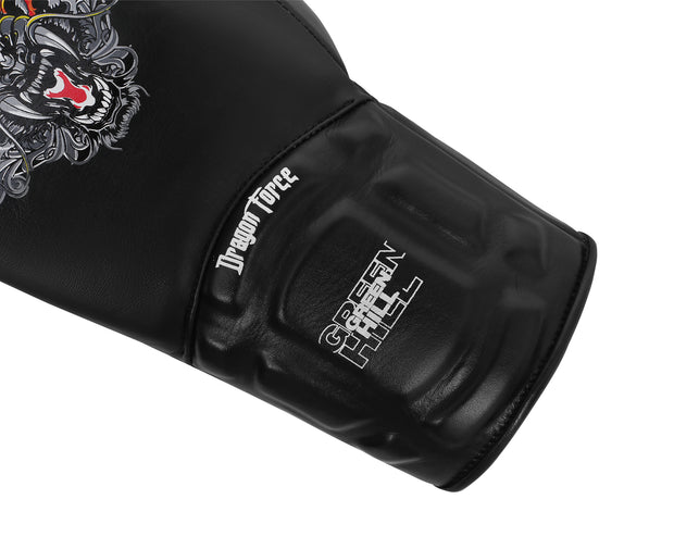 DRAGON FORCE Boxing Gloves – High-Quality Genuine Leather for Training, Punching & Sparring