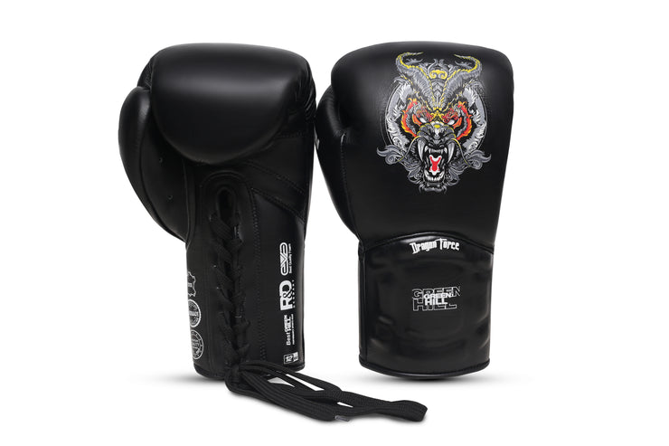 DRAGON FORCE Boxing Gloves – High-Quality Genuine Leather for Training, Punching & Sparring
