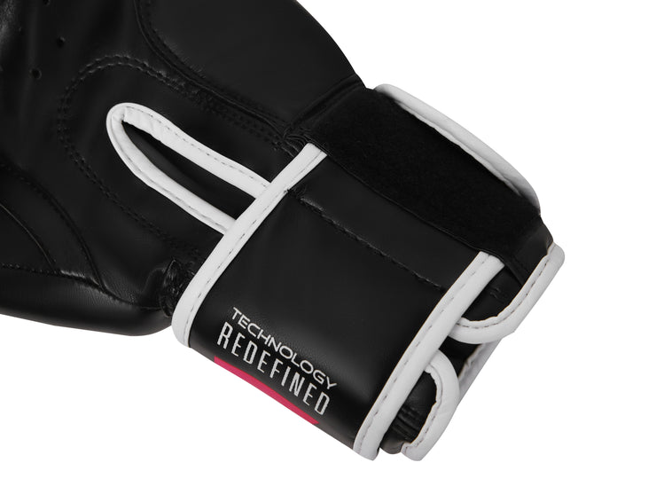 VICKY Boxing Gloves for Girls & Women – Designed for Small Hands, Carbon Look, Artificial Leather