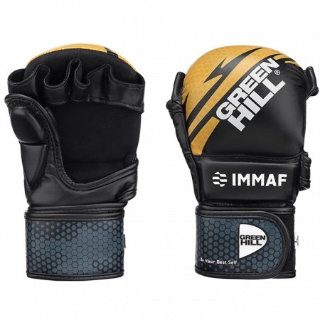 IMMAF Approved MMA Grappling Gloves – High-Quality Synthetic Leather for Training & Sparring  Alternate Op