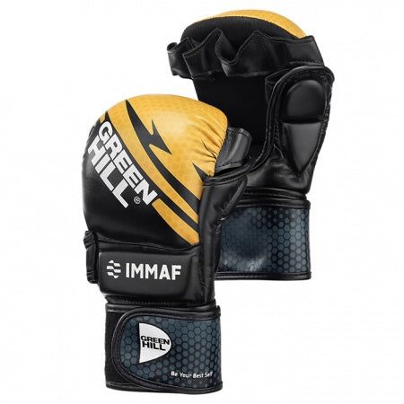 IMMAF Approved MMA Grappling Gloves – High-Quality Synthetic Leather for Training & Sparring  Alternate Op