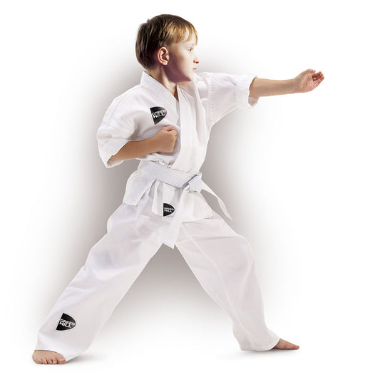 JUNIOR Karate Suit – Kids High-Quality Uniform in Cotton/Polyester Fabric
