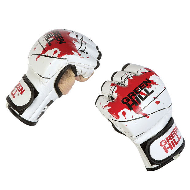 BLOODBATH MMA Grappling Gloves – Genuine Leather for Training & Sparring
