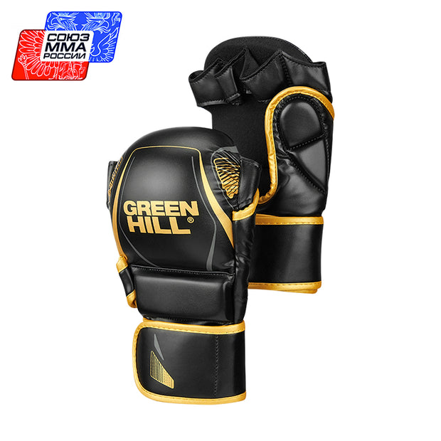 HYBRID MMA Gloves – IMMAF Approved Grappling Gloves for Training & Sparring, Synthetic Leather