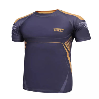 IMMAF Approved MMA Rash Guard – Half Sleeves, Premium Quality Lycra Polyester