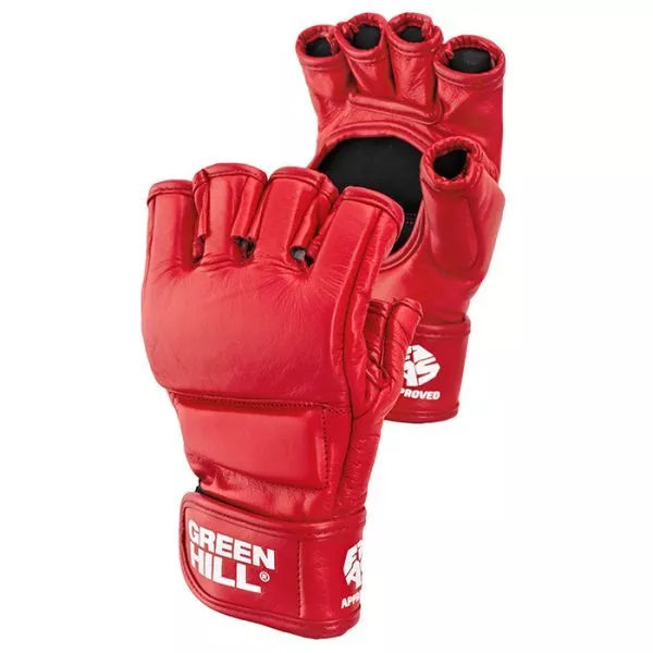 FIAS MMA Gloves – Genuine Buffalo Leather for Grappling, Kickboxing, Training, Sparring & Fight
