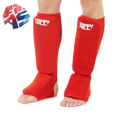 Shin Instep Pads FIAS-Approved Lightweight Elasticated Polyester Fabric