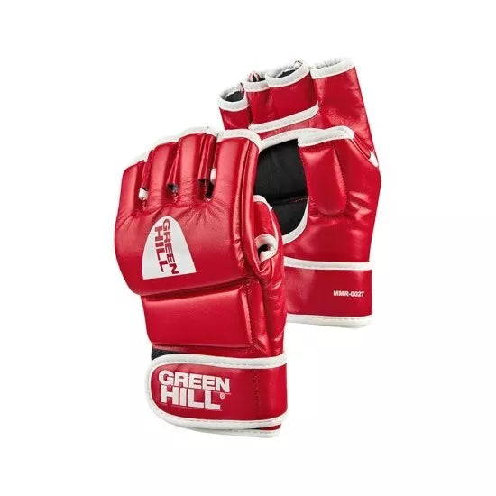CAGE MMA Grappling Gloves – Genuine Leather for Training and Sparring