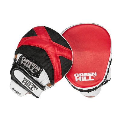 EAGLE Focus Mitts – Curved Design with Comfortable Fit in High-Quality Genuine Leather