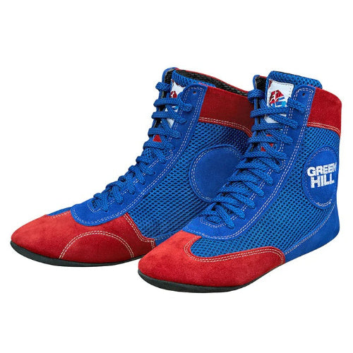 SAMBO SHOES FIAS-Approved – Mesh and Suede Leather Construction for Training & Competition