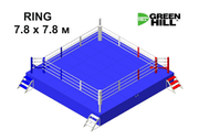 AIBA Approved Boxing Ring – RRP Model with High-Quality Steel Pipes and Wooden Platform