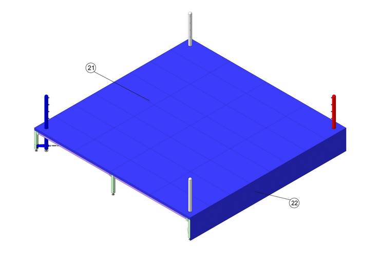 AIBA Approved Boxing Ring – RRP Model with High-Quality Steel Pipes and Wooden Platform