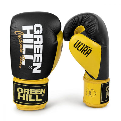 ULTRA Boxing Gloves – Professional Quality, Premium Genuine Leather with Superior Anti-Shock Padding
