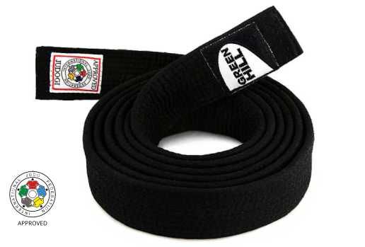 IJF-Approved Judo BELT – 100% Cotton, High-Quality Black Belt for Competition